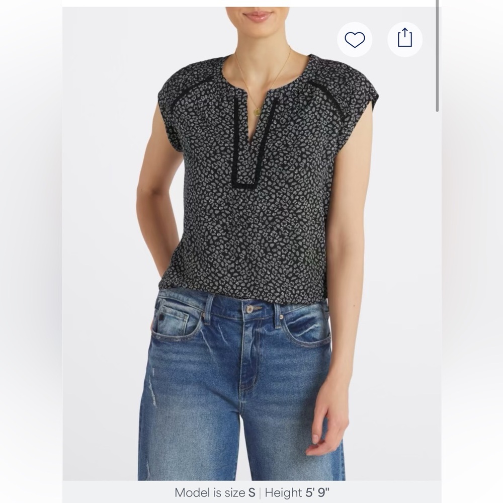 Daniel Rainn Natalia Lace Detail Blouse